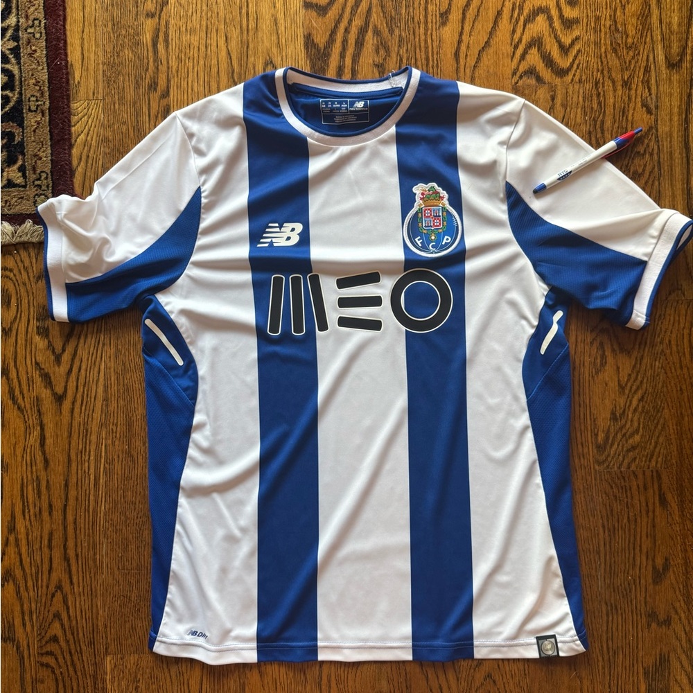 FCPorto Portugal Blue and White Soccer Jersey